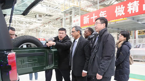 共拓南非市場！南非貿工部部長一行到訪北汽